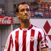 Joseba Etxeberria como capit�n antes del comienzo de un partido en San Mam�s