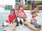 Una familia rojiblanca