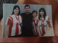 Óscar Rodríguez Manjón y amigas partido contra el FCB