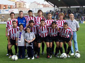 Con el Bilbao Athletic en la Balastera (Palencia)