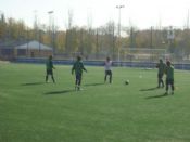 Entrenando las leonas