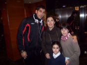 Gorka en Coruña con las chicas