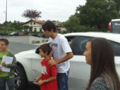 Jon con su idolo