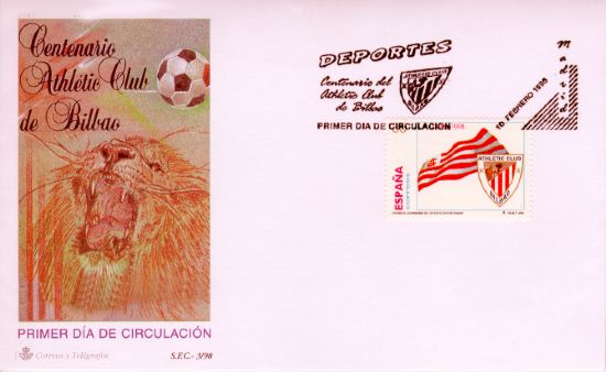 SELLO Y SOBRE DEL PRIMER DIA CENTENARIO