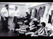 En los vestuarios del Luis Casanova
