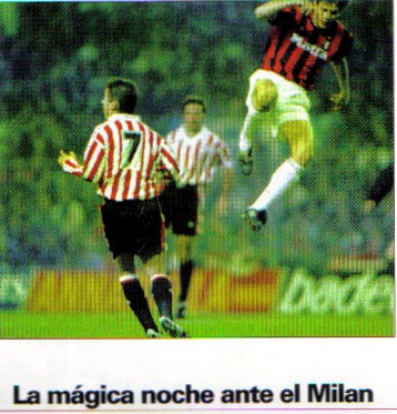 La mágica noche ante el Milan