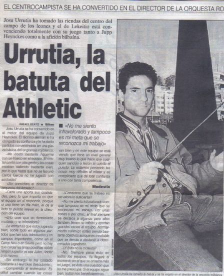 La batuta del ATHLETIC