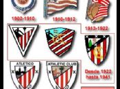 El escudo del Athletic a lo largo de la historia.