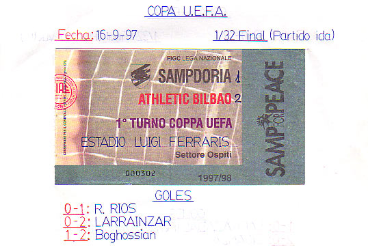 Sampdoria 1 - ATHLETIC 2