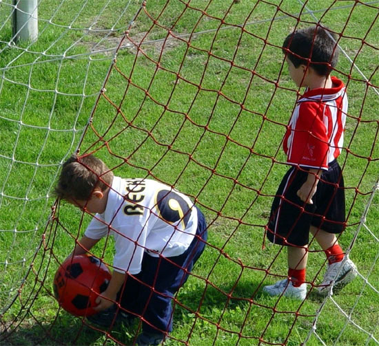 Mini Beckham y mini león en Lezama (I)