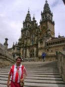en santiago con la zamarra del athletic