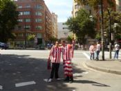 IÑAKI Y AITOR EN LAS INMEDIACIONES DE SAN MAMES