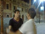 Con Javi Martínez en Alicante.