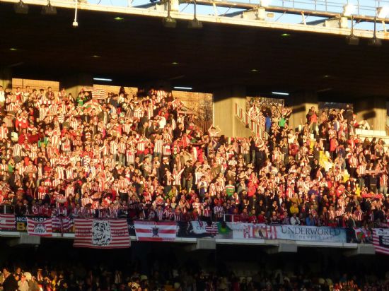 Las gradas de Vallecas