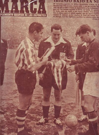 Athletic Club vs Manchester United - European Cup 1956-7