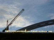 Nuestro Arco, y las gruas de San Mamés Barria