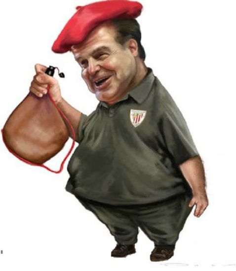 Caricatura de Bielsa