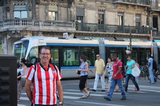 Con el Athletic, en Grenoble