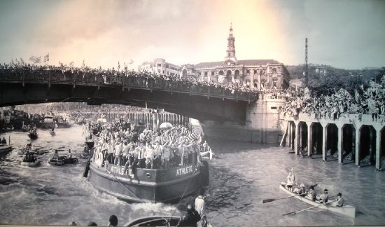 La gabarra hace 28 años