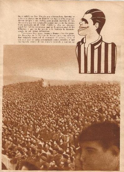 Artículo de dos páginas de 1963 contra el R Madrid en San Mamés