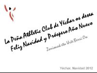Postal de felicitación navideña,Peña de YÉCHAR
