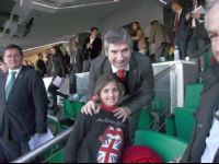 Una cañailla del Athletic con su presi