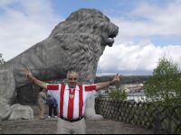 Con el leon en Betanzos 