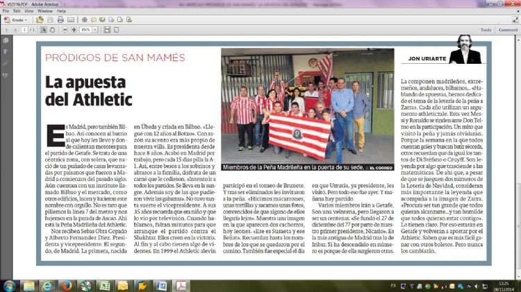 Salimos en la prensa