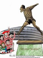 Por una escultura de Zarra junto a San Mamés