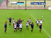 Calentamiento antes del partido