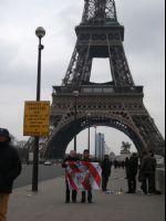 La bandera del Athletic en París