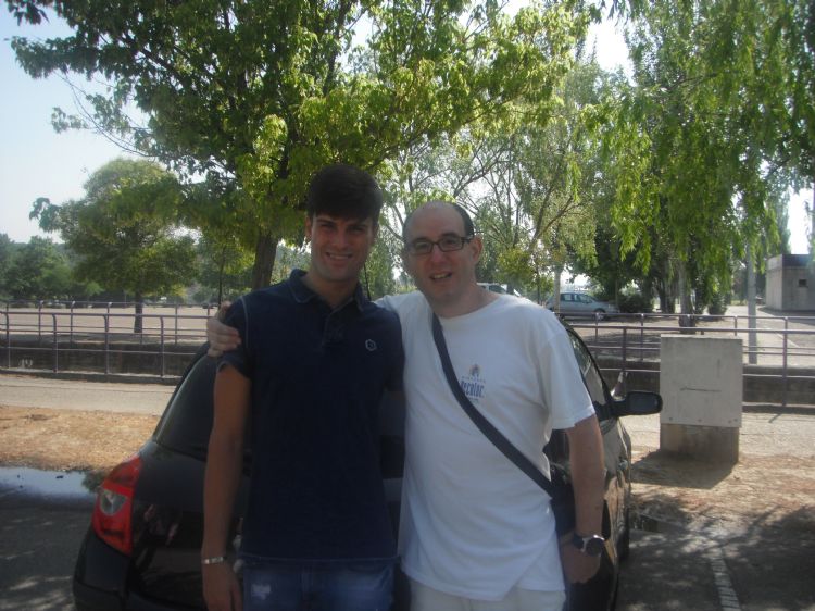 Con Markel Etxebarria