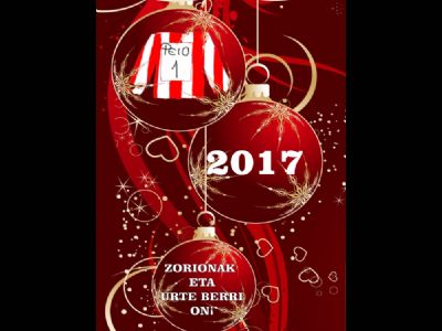 Peña Peio Athletic Club felicitación navidad 2017