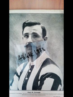 Juan de Arzuaga, capitán del Athletic Club, 1911