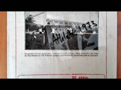 Athletic Club - Real Unión de Irún en San Mamés, 1918