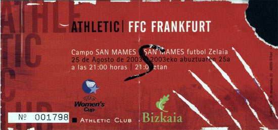 Entrada del Athletic Femenino
