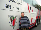 Imentxi en el bus!!!