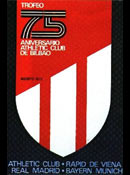 Cartel anunciador 75 aniversario del Athletic