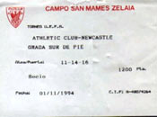 Entrada del Athletic - Newcastle