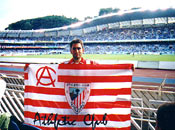 Con mi bandera en Anoeta