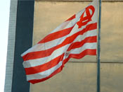 Bandera del Athletic en Ibaigane