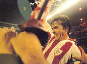 Dani con la Copa 84