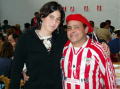 Tino y una leona