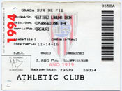 Tarjeta del carnet antiguo de socio