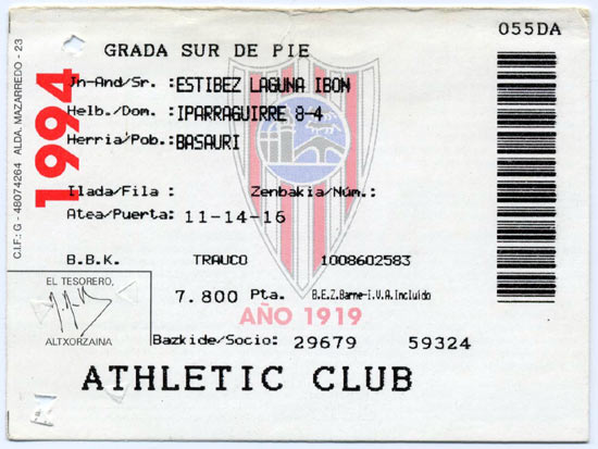 Tarjeta del carnet antiguo de socio