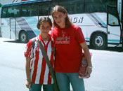 Arrate y yo en San Mamés