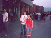 Jon Benjamín con Joseba Arriaga