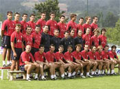 Presentación del Athletic de la temporada 2004-2005