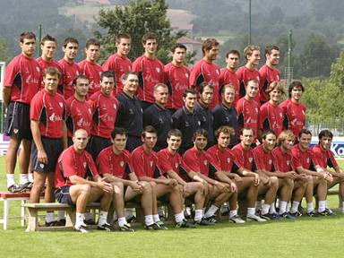 Presentación del Athletic de la temporada 2004-2005