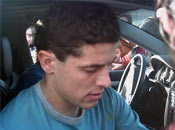 Asier en el coche